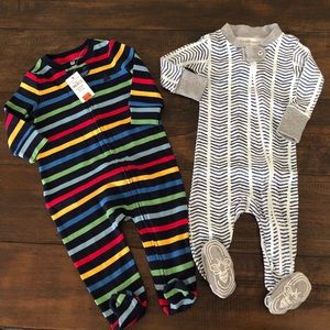 Bundle: Two 3-6M sleepers (Gap & Burt’s Bees baby)